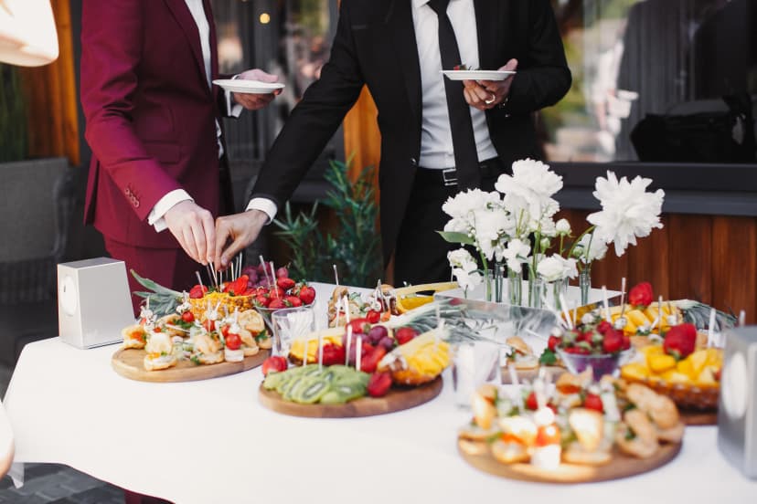 Professional corporate catering setup in Delhi NCR